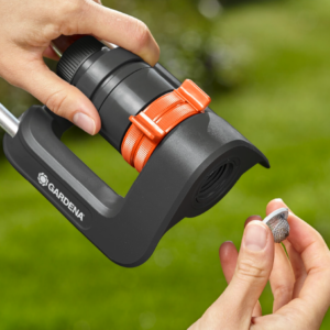 Gardena’s Aqua Small sprinkler helps maintain lawns and gardens