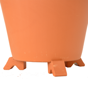 Decorative pot feet for stylish garden displays