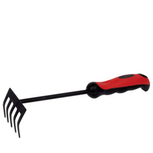 Strong Red Rhino rake for tough soil