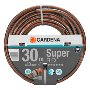 Gardena 30m Premium SuperFLEX Hose with Flexible and Durable Design