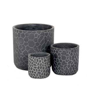 Lifestyle Home Garden Pot Karoo Charcoal for modern interiors