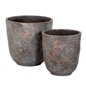 Stylish taupe rock planter from Lifestyle Home Garden