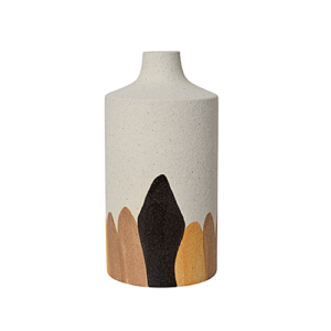 Vase Stoneware Colour Pattern