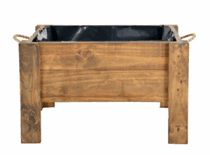 Wooden Herb Box with Feet (500mmx400mmx200mm)